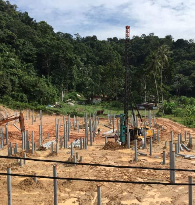 Piling Machine Kuala Lumpur, \Malaysia with Hydraulic Hammer Systems